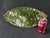 Vintage Floral Oval Mirrored Vanity Tray For Sale - Image 11 of 14
