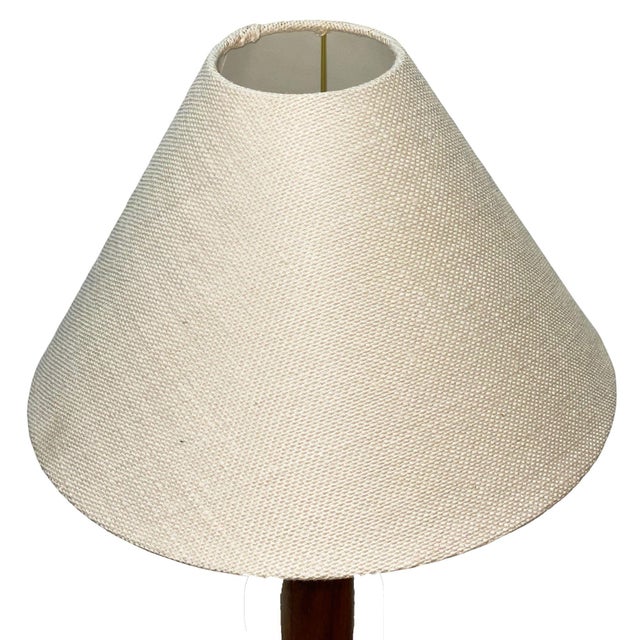 Nickel Básica M2 Table Dimmer Lamp by Santiago Roqueta for Santa & Cole W/ Shade For Sale - Image 4 of 11