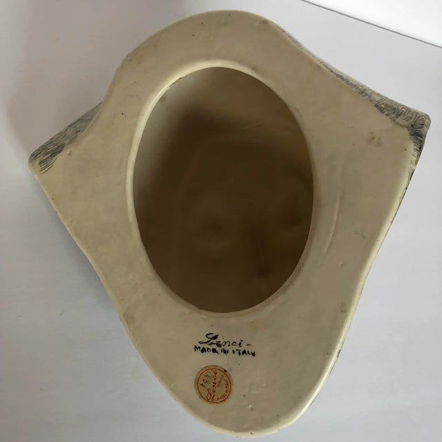 Helen Koenig Scavini Lenci Torino Polychrome Pottery Mask For Sale In Buffalo - Image 6 of 8