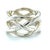 Contemporary Tiffany & Co. Sterling Silver Braided Knot Wide Ring 9.3g, Size 7.25 For Sale - Image 3 of 6