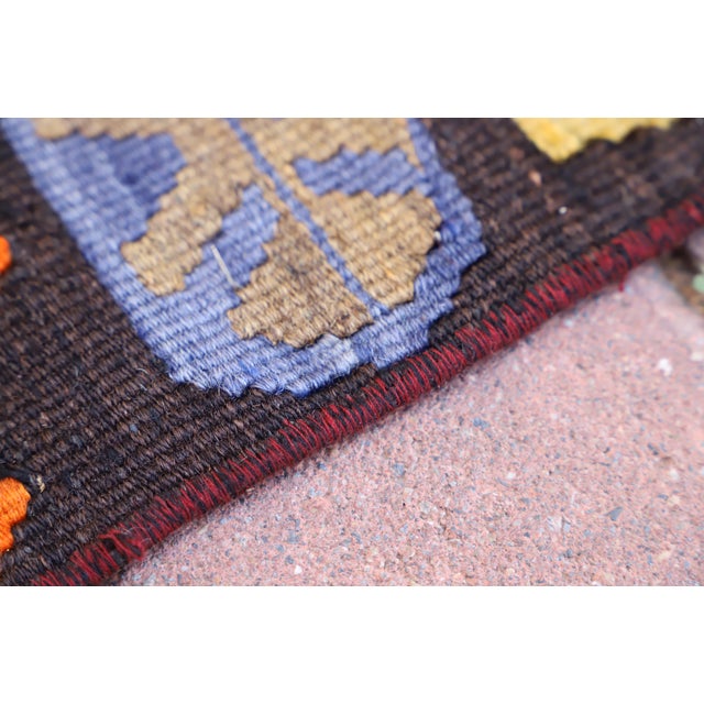 1960s 1960s Ethnic Traditional Anatolian Hand Knotted Kilim Rug For Sale - Image 5 of 10