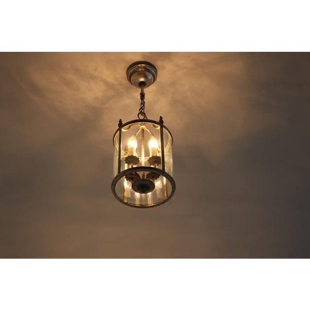 Italian Empire Style Lantern Pendant attributed to Gaetano Sciolari, 1960s For Sale - Image 10 of 12