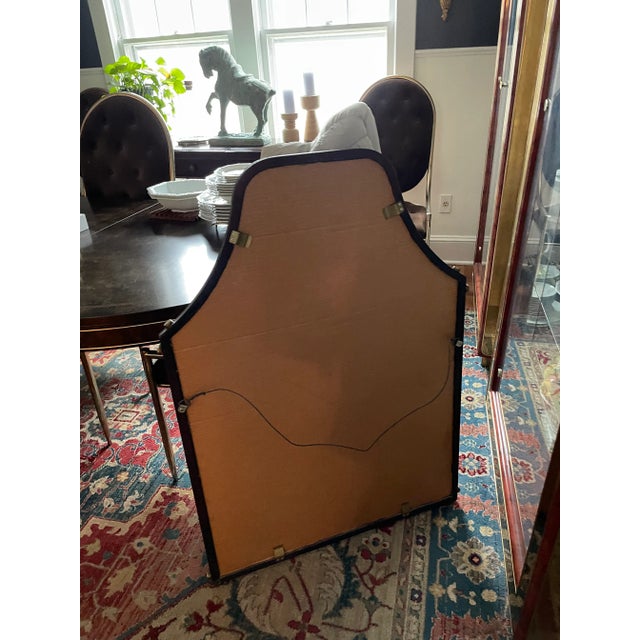 Metal Post Modern Hart Associates Iron & Brass Wall Mirror For Sale - Image 7 of 8