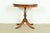 A gorgeous Georgian or Regency style pedestal side table or tea table By Imperial Furniture USA, Circa 1940s Mahogany,...