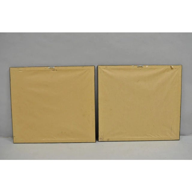 Late 20th Century Vintage Regal Horse Sketch Equestrian Print Framed Art Wall Decor, Set of 2 For Sale - Image 10 of 12