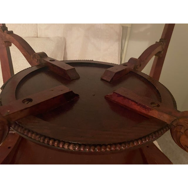 Early 20th Century Antique Mahogany Queen Anne Parlor Table For Sale - Image 12 of 13