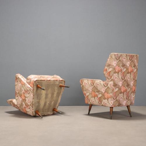 Vintage Armchairs in Leatherette, Italy, 1960s, Set of 2 For Sale - Image 10 of 11