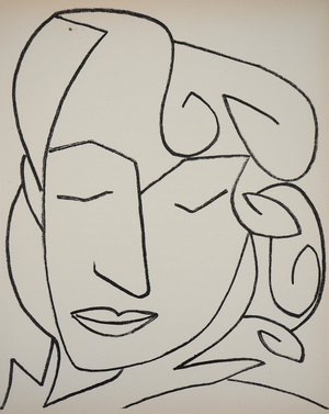 Françoise Gilot, Femme endormie, Lithograph