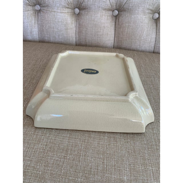 Vintage Japanese Decorative Porcelain Toyo Plate For Sale In New York - Image 6 of 7