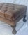 Ralph Lauren Chesterfield Button-Tufted Brown Leather Ottoman in the Style of Ralph Lauren For Sale - Image 4 of 10