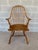 English (B) Stickley Cherry & Oak Hoop Back Arm Chair For Sale - Image 3 of 9