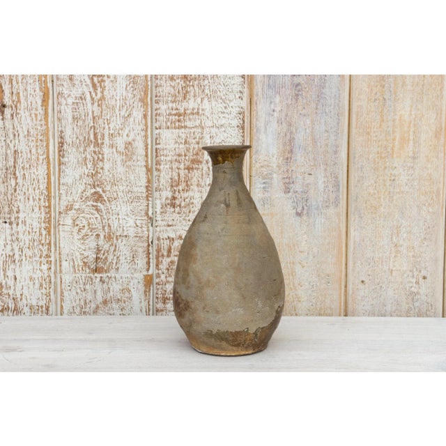 Asian Gourd Shaped Primitive Vase For Sale - Image 4 of 6