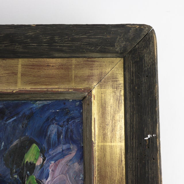 Emeric Vagh Weinmann (1919-2012) Oil Painting on Canvas: Trees and Flowers 68 For Sale - Image 4 of 12