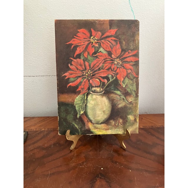 Charming little mid-century oil on canvas board. Very well painted and mostlikely academically trained. The painting is...