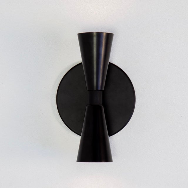 Not Yet Made - Made To Order Cone 2 Sconce Small, Modern, by Research.Lighting, Modern, Minimal For Sale - Image 5 of 12