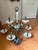 1980s 1980s Marble and Verdigris Copper Chandelier For Sale - Image 5 of 8
