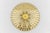Large flower shaped flush mount designed by emil stejnar in austria, 1960s. eight e14 bulbs on a brass plate. very good...
