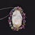 2010s Sapphire Pearl Necklace 14k White Gold 5 TCW Certified For Sale - Image 5 of 12