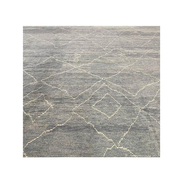 Handwoven Moroccan Area Rug 10x14 For Sale - Image 10 of 11