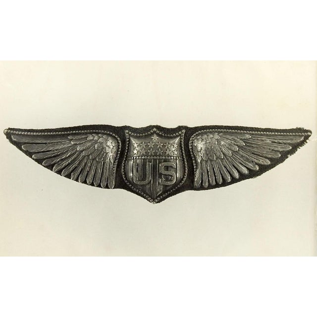 Early 20th Century Photograph of Ww1 U S Air Service Pilot Wings For Sale