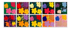 Andy Warhol, Flowers Portfolio, Screenprints, Set of 10