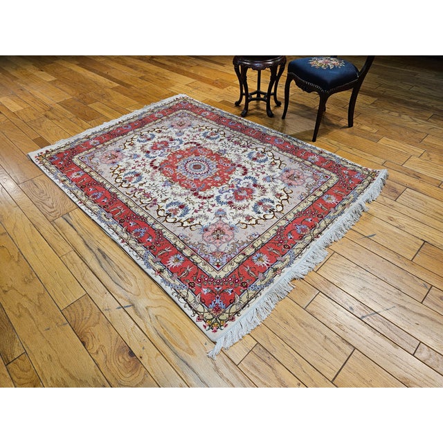 Late 20th Century Tabriz Rug For Sale - Image 11 of 12
