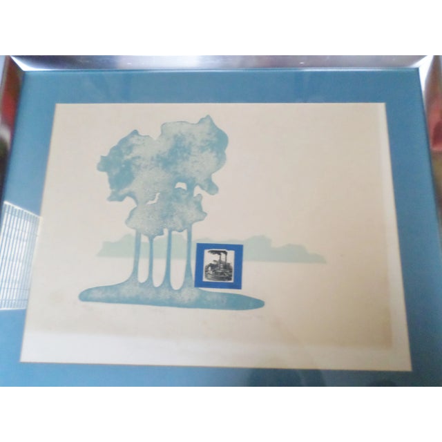 Contemporary 1977 Vintage Edward Ward Signed & Numbered Print For Sale - Image 3 of 10