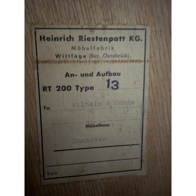1960s Teak RT 200 Secretary by Heinrich Riestenpatt, Germany, 1960s For Sale - Image 5 of 11