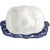 Antique W. Adams Fairy Villas Flow Blue Covered Serving Dish 13.5" For Sale - Image 9 of 15