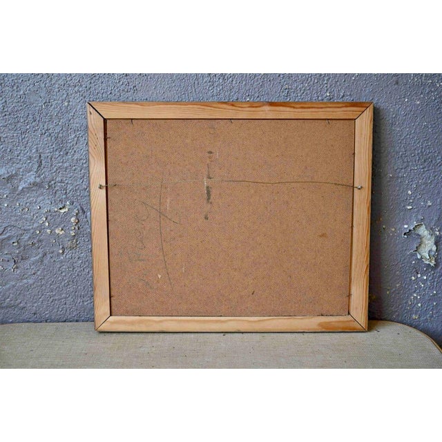 Black S. Oliver, Swedish Landscape, Painting, 1964 For Sale - Image 8 of 11