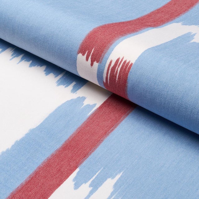 Schumacher SAMPLE - Schumacher Tuzla Fabric In Chambray For Sale - Image 4 of 4