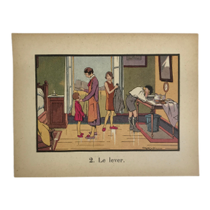 Mid 19th Century Jean-François Raffaëlli – French Educational Illustration / Children F
