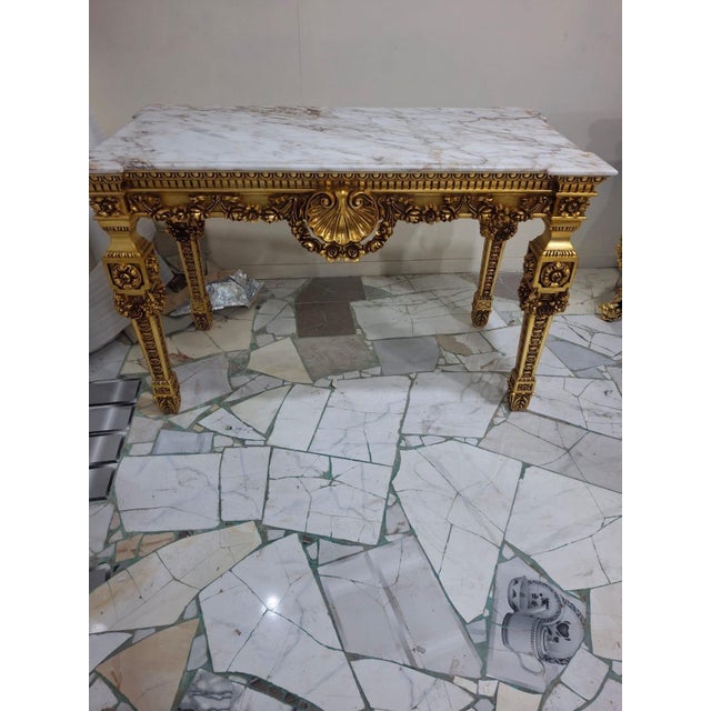 Early 19th Century Vintage Louis XVI Entryway Console For Sale - Image 5 of 9