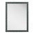 Fleur Home Carnival Chaos Rectangle Mirror in Gunmetal, 36x48 For Sale