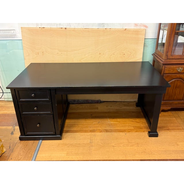 Wood Ballard Designs Tuscan Desk For Sale - Image 7 of 12