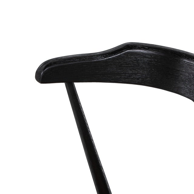 Four Hands Ripley Dining Chair - Whiskey Saddle, Black Oak For Sale - Image 9 of 11