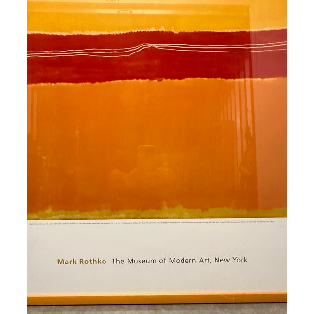 Early 20th Century Early 20th Century Rothko Exhibition Offset Lithographic Poster for MoMA: "No. 5" No. 22 Print For Sale - Image 5 of 7
