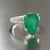 Metal Natural Emerald Diamond Ring 6.5 14k WG 4.62 TCW Certified For Sale - Image 7 of 18