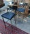 Modern Single Vintage Black Leather and Chrome Bar Stool For Sale - Image 3 of 5