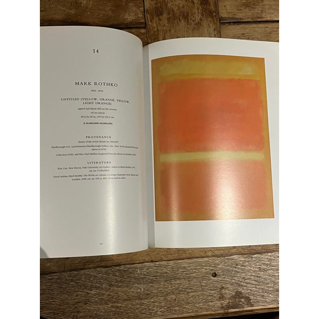 Sotheby’s auction catalog showcasing Masterworks from the Mrs. Paul (Bunny) Mellon collection. The leading patron of art,...