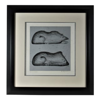 Beniamino Bufano, Sleeping Wolves, 1970 For Sale