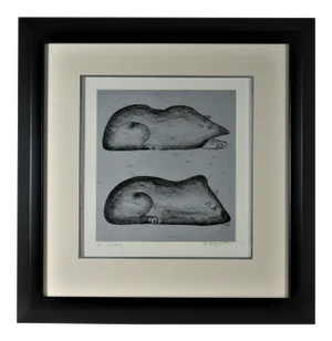 Beniamino Bufano, Sleeping Wolves, 1970