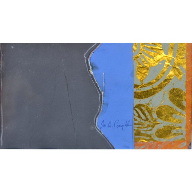 "Antica Roma" - Mid-Century Abstract Collage With Figures by James Coughlin For Sale - Image 4 of 4