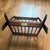 Vtg Danish Modern Mid Century Teak Magazine Rack Record Holder For Sale - Image 4 of 5