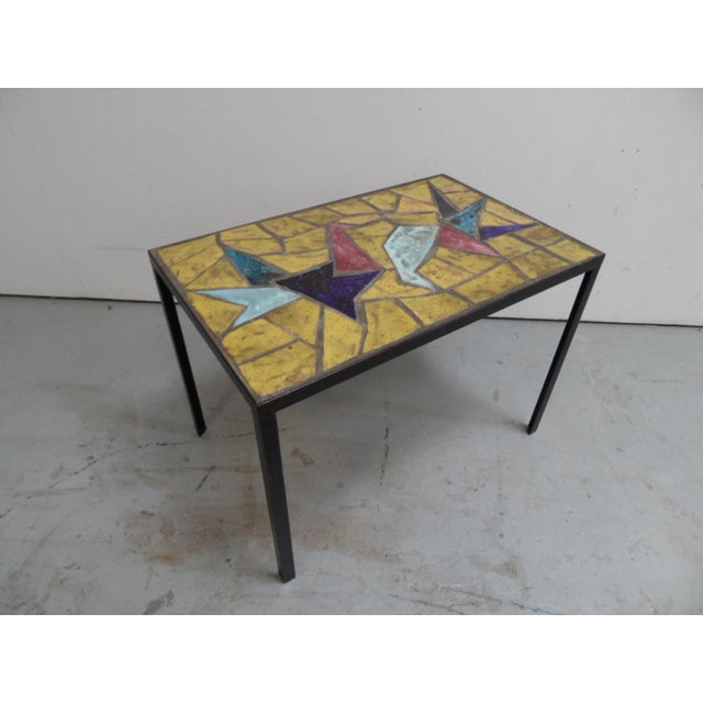 Vintage Tile Coffee Table, 1960s For Sale - Image 9 of 9
