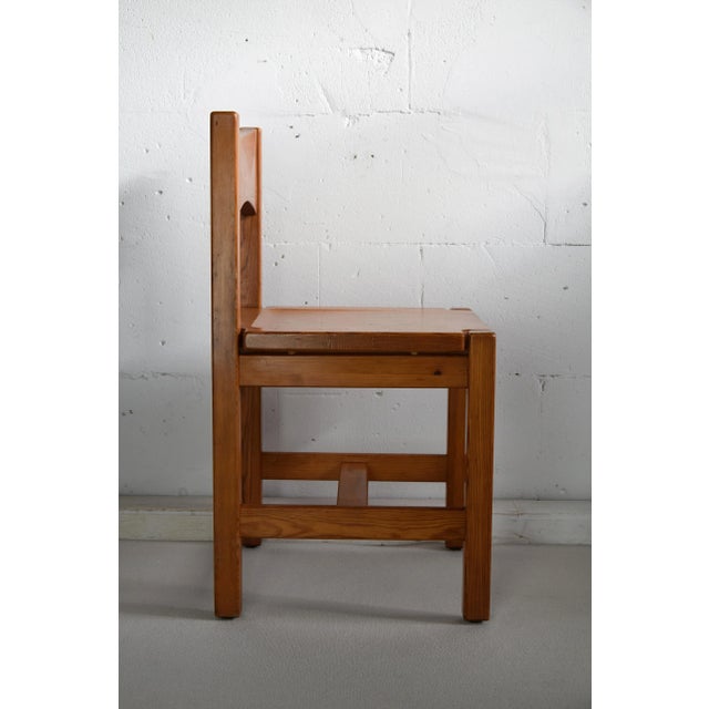 1960s Mid-Century Modern Pine Dining Chairs by Ilmari Tapiovaara for Laukaan Pu, Set of 4 For Sale - Image 5 of 13