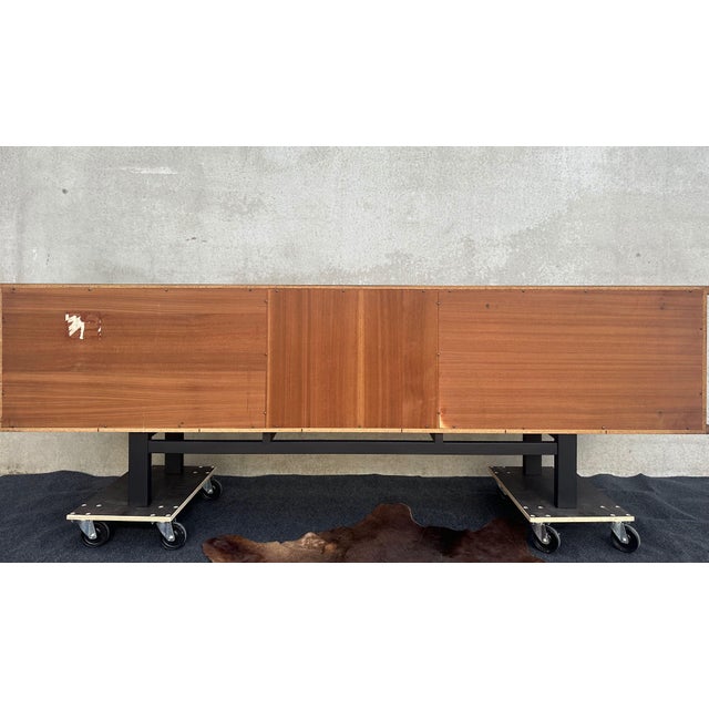 Vintage Brutalist Black Stained Oak Sideboard from De Coene, 1960s For Sale - Image 17 of 18