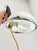 Vintage Space Age Chrome Glass Adjustable Wall Lamp, Italy, 1970s For Sale - Image 6 of 11