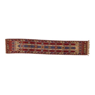 1970s Colorful Turkish Runner, 2'7" X 13'10" For Sale