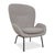 Set of Model 594 Lounge Chair and Ottoman in Grey Upholstery from Rolf Benz For Sale - Image 4 of 18